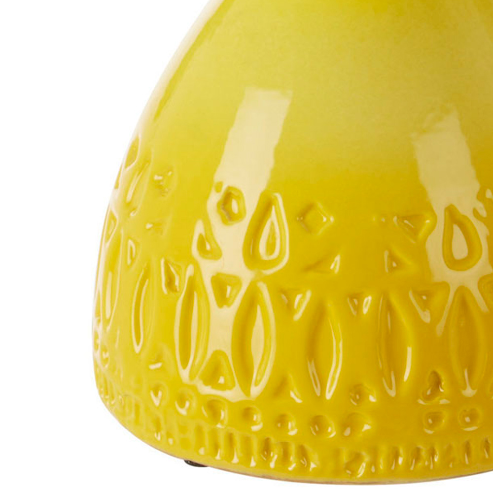 Premier Housewares Yellow Mimo Ceramic Vase Small Image 5