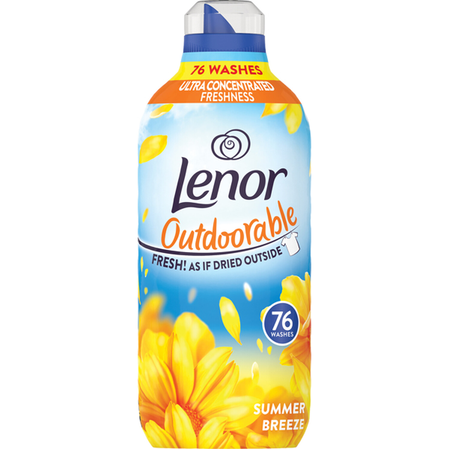 Lenor Summer Breeze Outdoorable Fabric Conditioner 1.06L 76 Washes Image