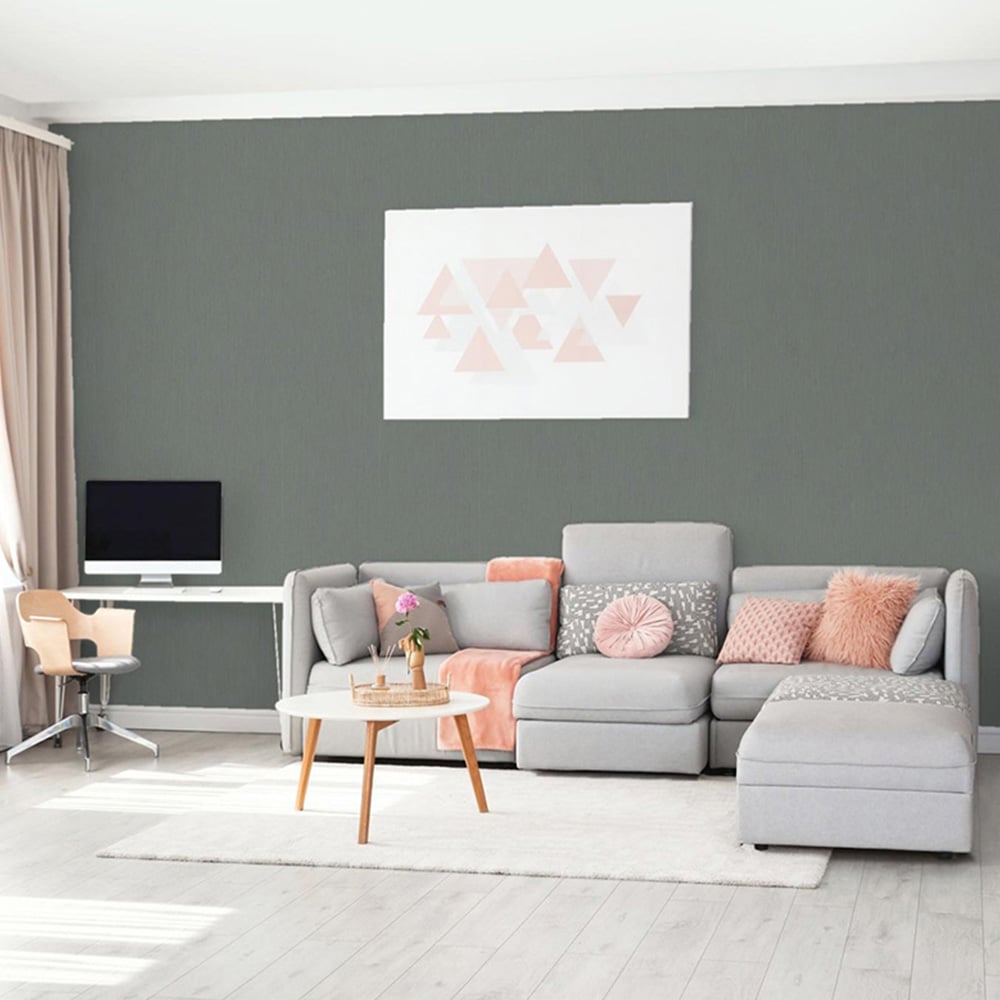 Galerie Industrial Effects Moss Green Wallpaper Image 3