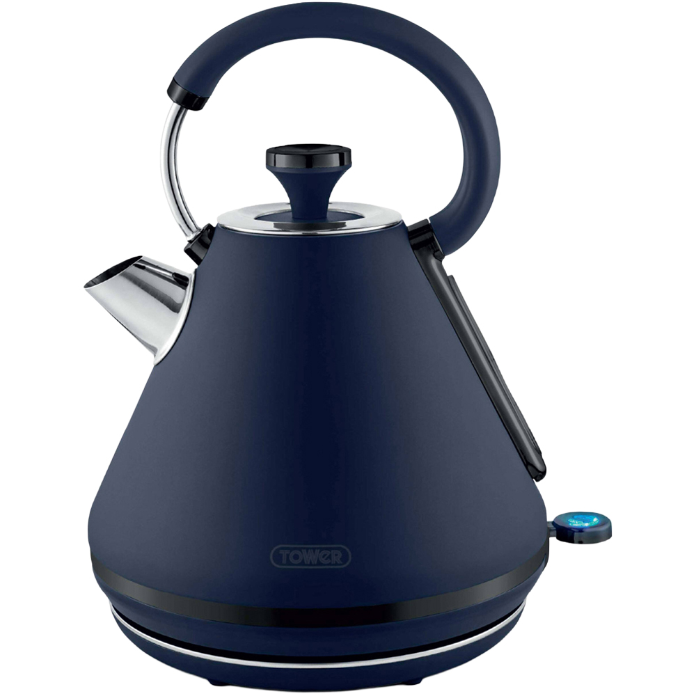 Tower Sera T10079MNB Midnight Blue 1.7L Pyramid Kettle Image 1