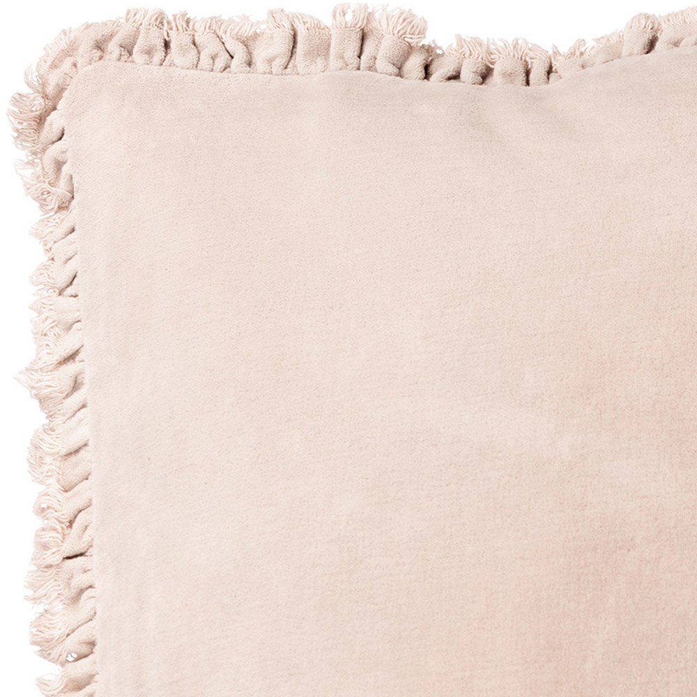 Yard Bertie Natural Cotton Velvet Cushion Image 4
