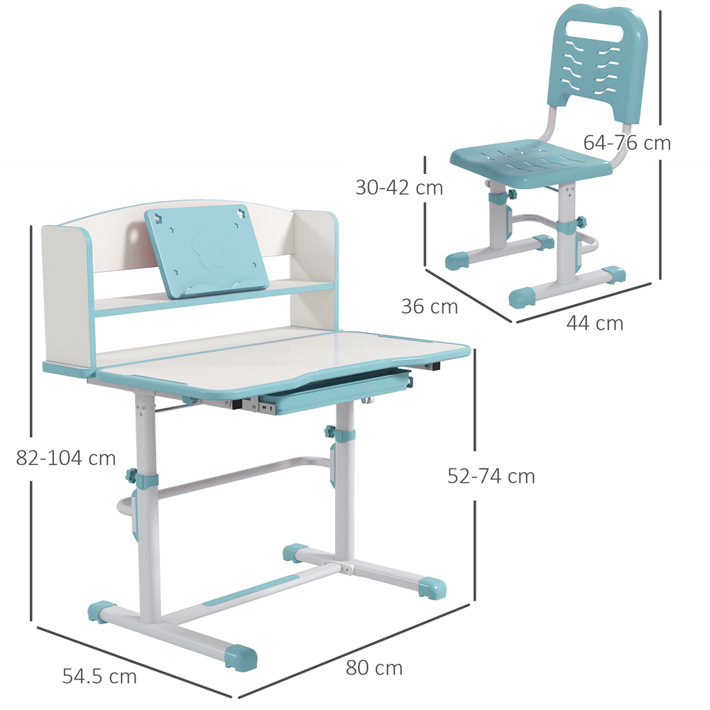 Tommy Toys Grey Kids Desk and Chair Set Image 9