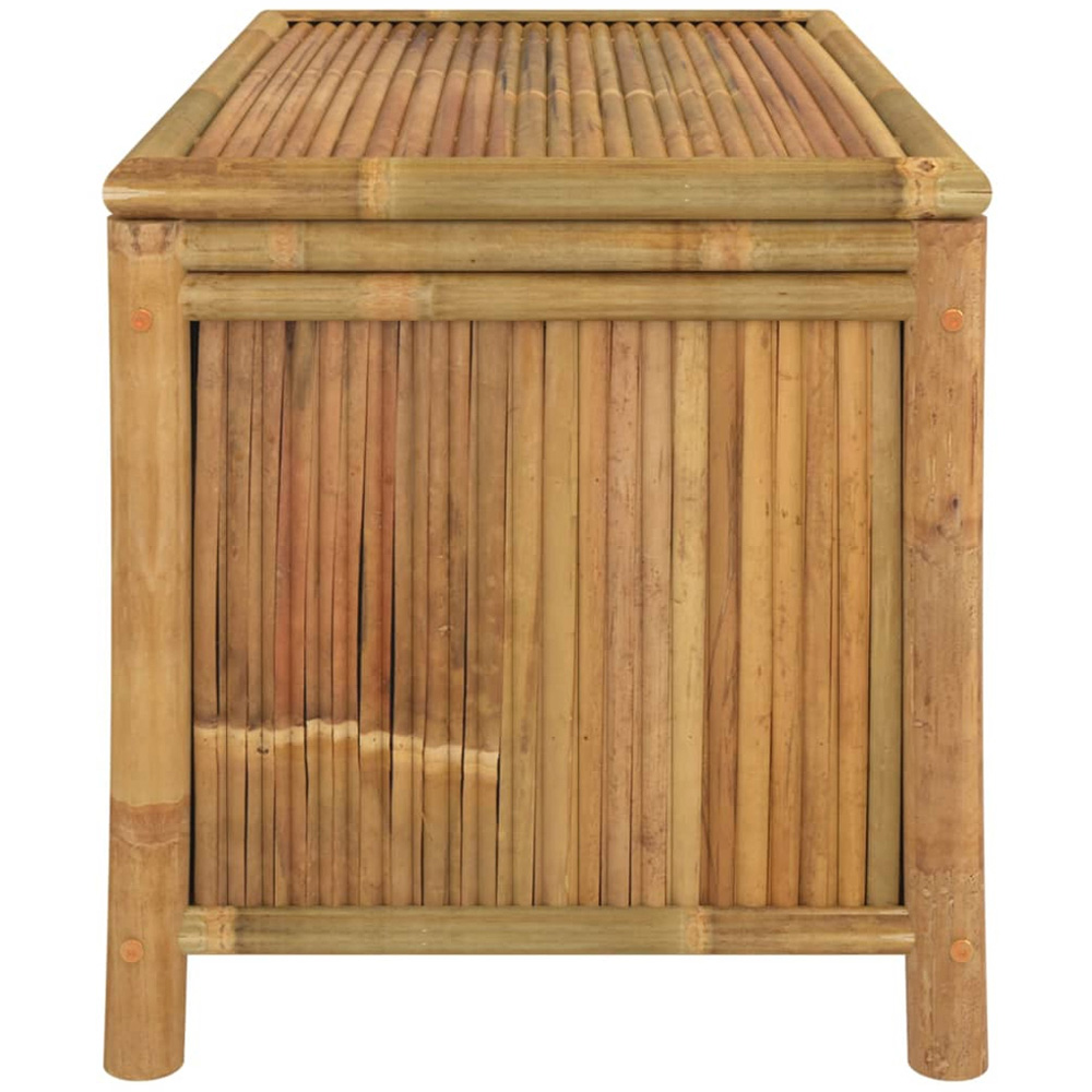 vidaXL 55 x 90 x 52cm Brown Bamboo Garden Storage Box Image 3