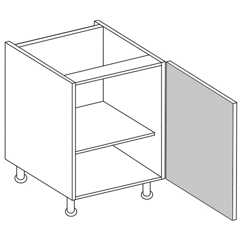 wilko Smooth Matt Shaker Indigo Base Unit 350mm Image 1