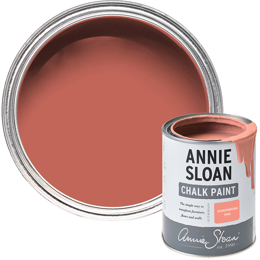 Annie Sloan Scandinavian Pink Matt Chalk Paint 500ml Image 1