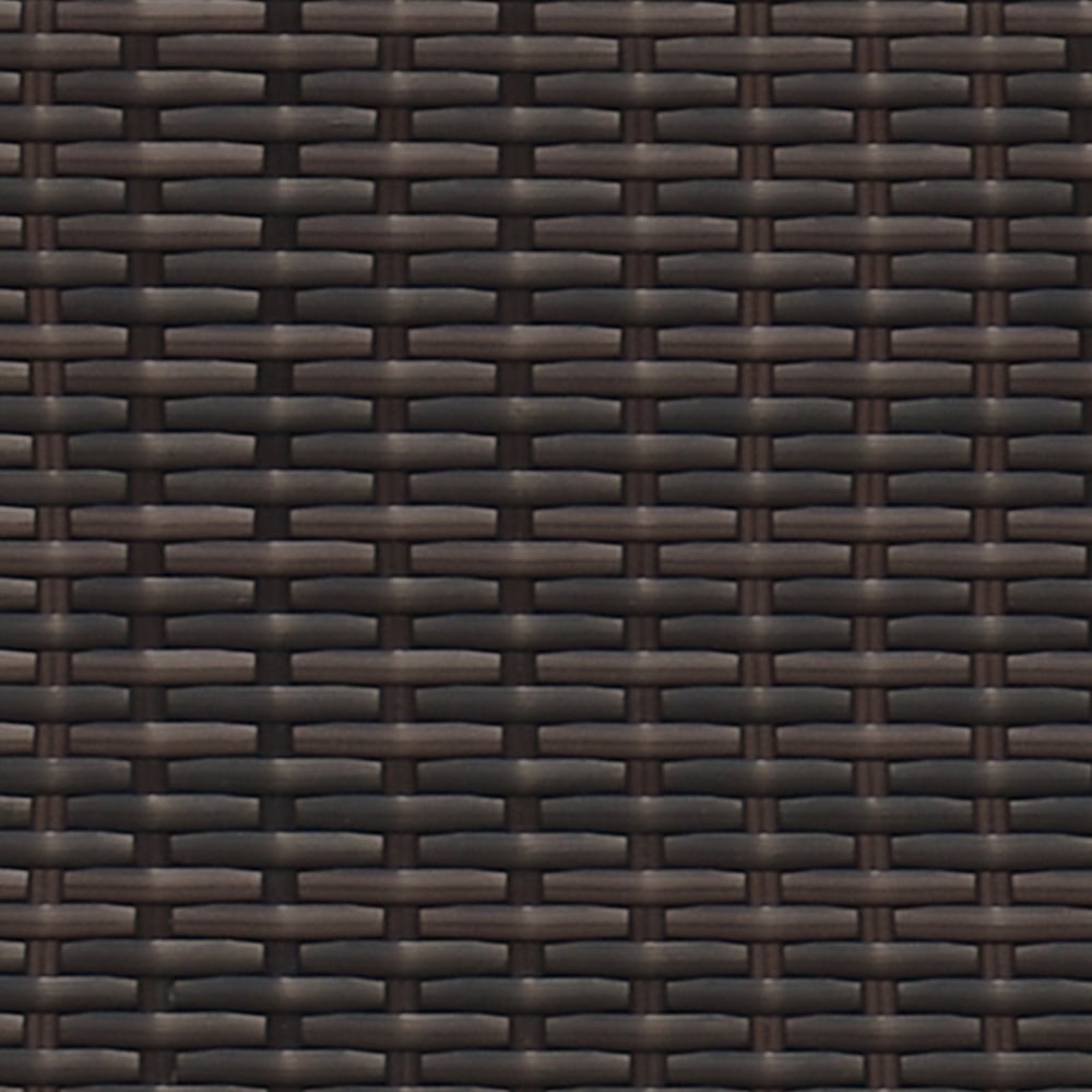 Outsunny 3 Seater Rattan Sofa Brown Image 6