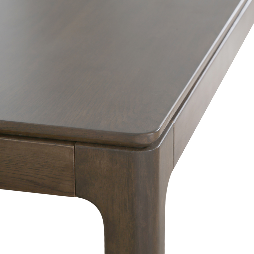 HGD Lorenzo 6 Seater Dining Table Oak Veneer Image 6