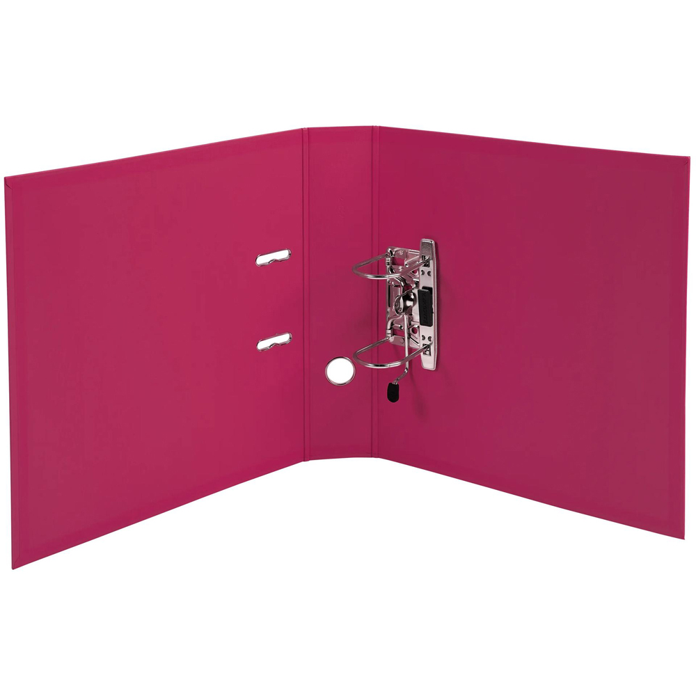 Exacompta PremTouch A4 Fuchsia PVC Level Arch File 10 Pack Image 4