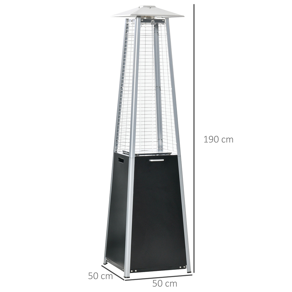 Outsunny Pyramid Patio Gas Heater 11.2KW Image 7
