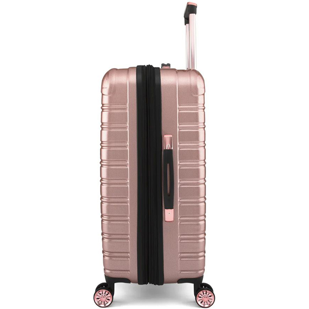 iFLY 3 Piece Rose Gold Fibertech Hard Shell Spinner Travel Suitcase Set Image 4