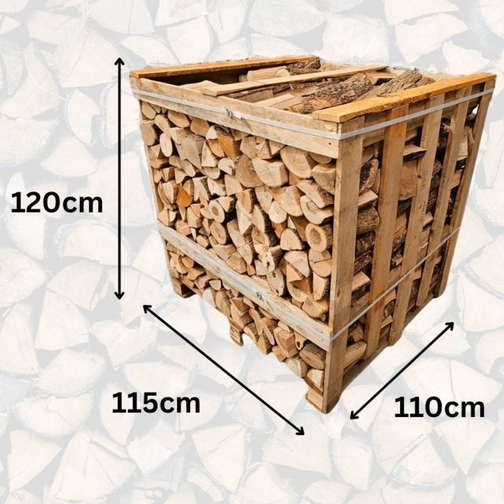 Warma Birch Logs Large Crate 450kg Image 6
