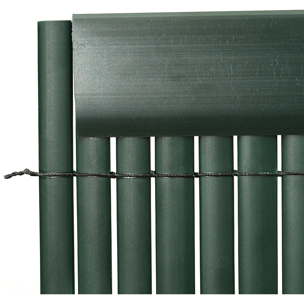 Living And Home H1 4 X W100 D4 5cm Green Pvc Privacy Screen Panel Slat Strips Wilko
