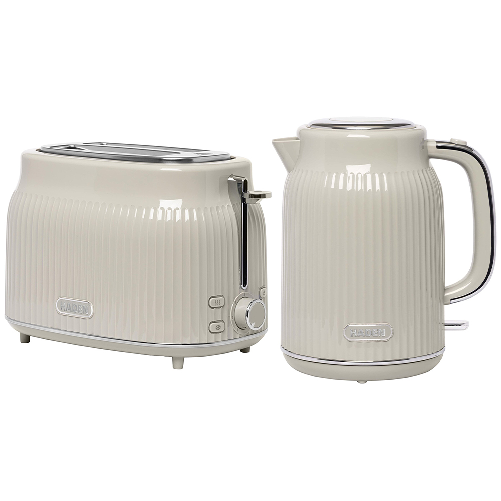 Haden York Kettle and 2 Slice Toaster Set White Image 1