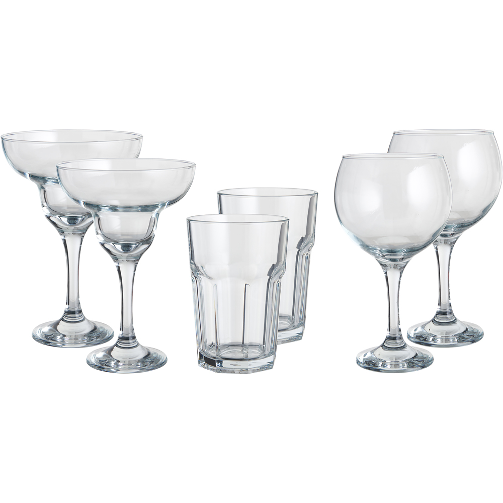 Wilko Cocktail Glass Set 6pk Wilko