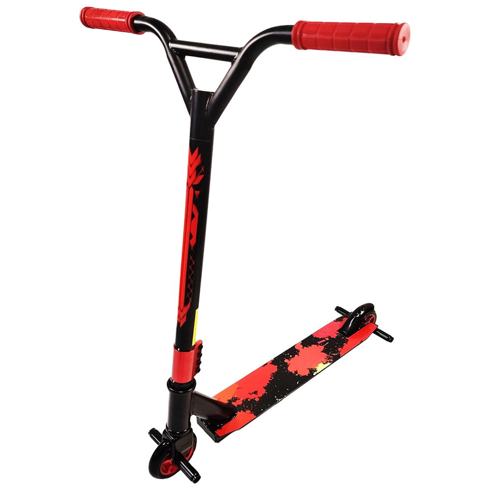 Rexco Red Fixed Bar Pro Stunt Scooter Image 1
