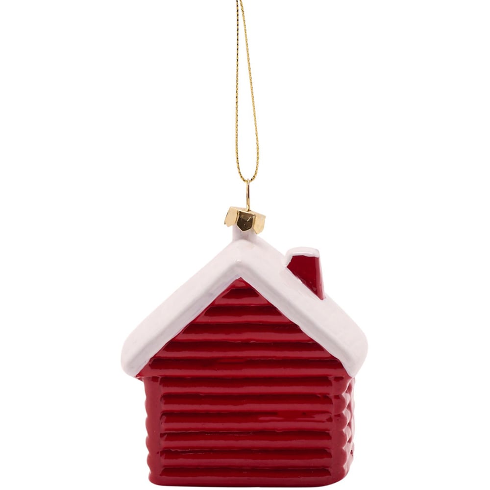 The Seasonal Gift Co. 3D House Hanging Christmas Decoration Image 4