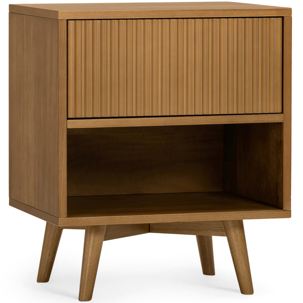Teamson Home Tremolo Single Drawer Single Shelf Natural Nightstand Image 2