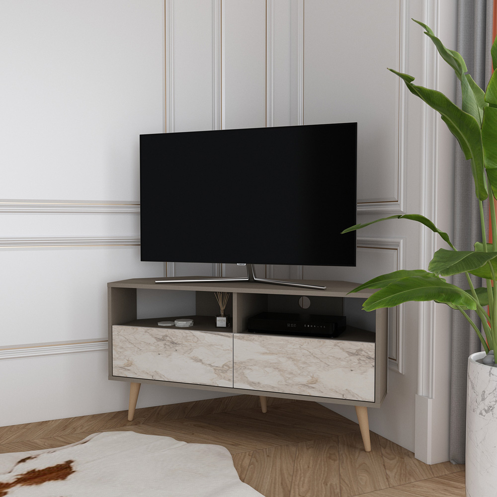Decorotika Aura 2 Drawer 2 Shelf Galaxy Ephesus TV Unit Image 5