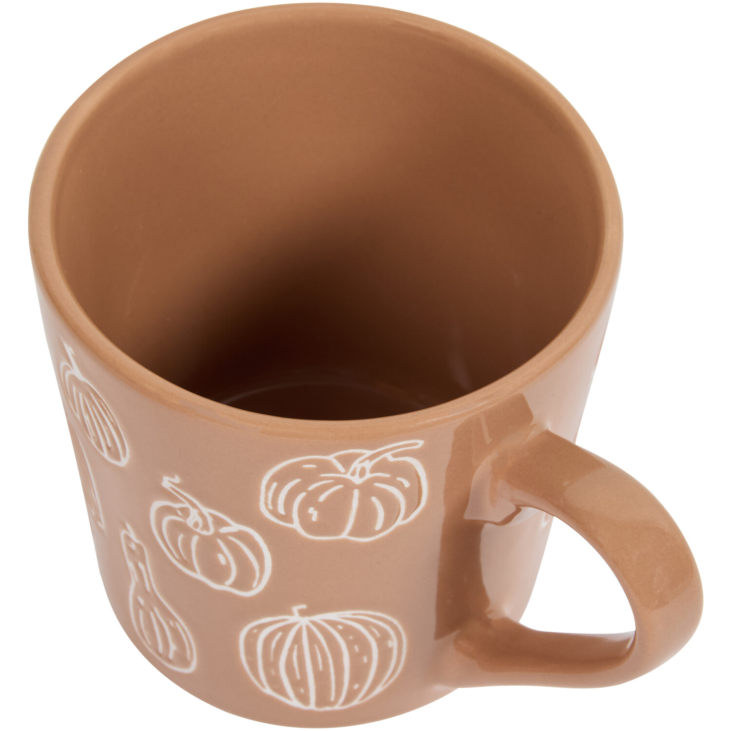 Pumpkin Design Stoneware Mug Image 4