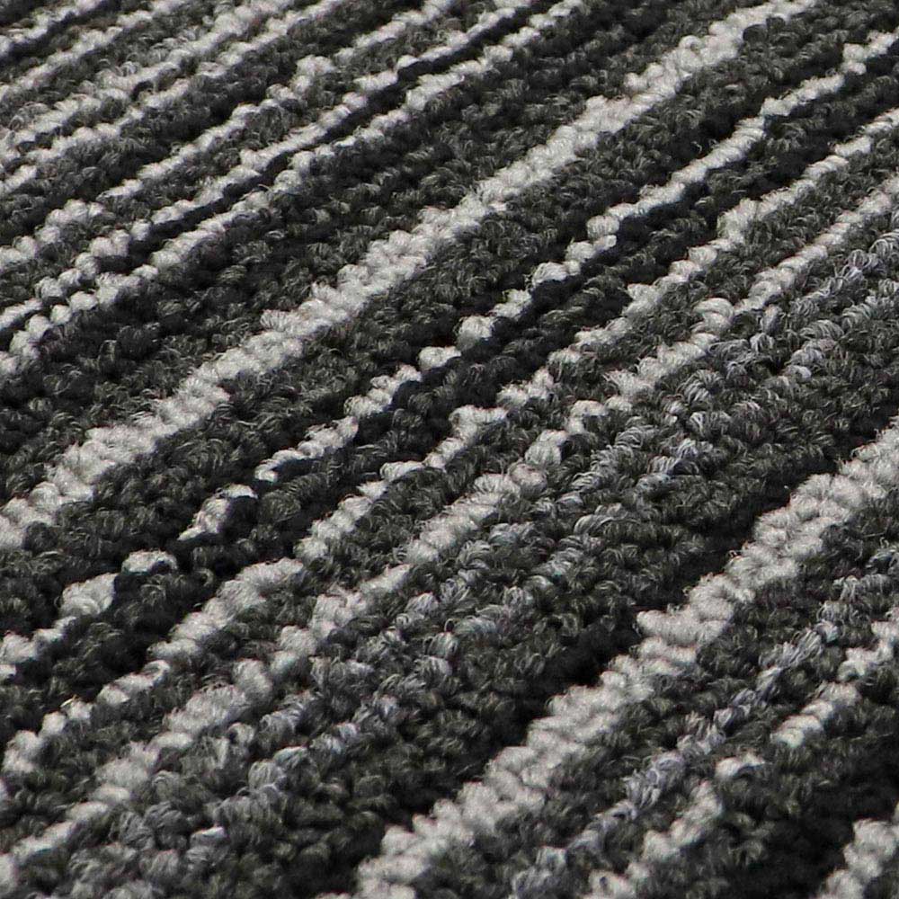 JVL Arona Black Indoor Machine Washable Doormat 50 x 80cm Image 5