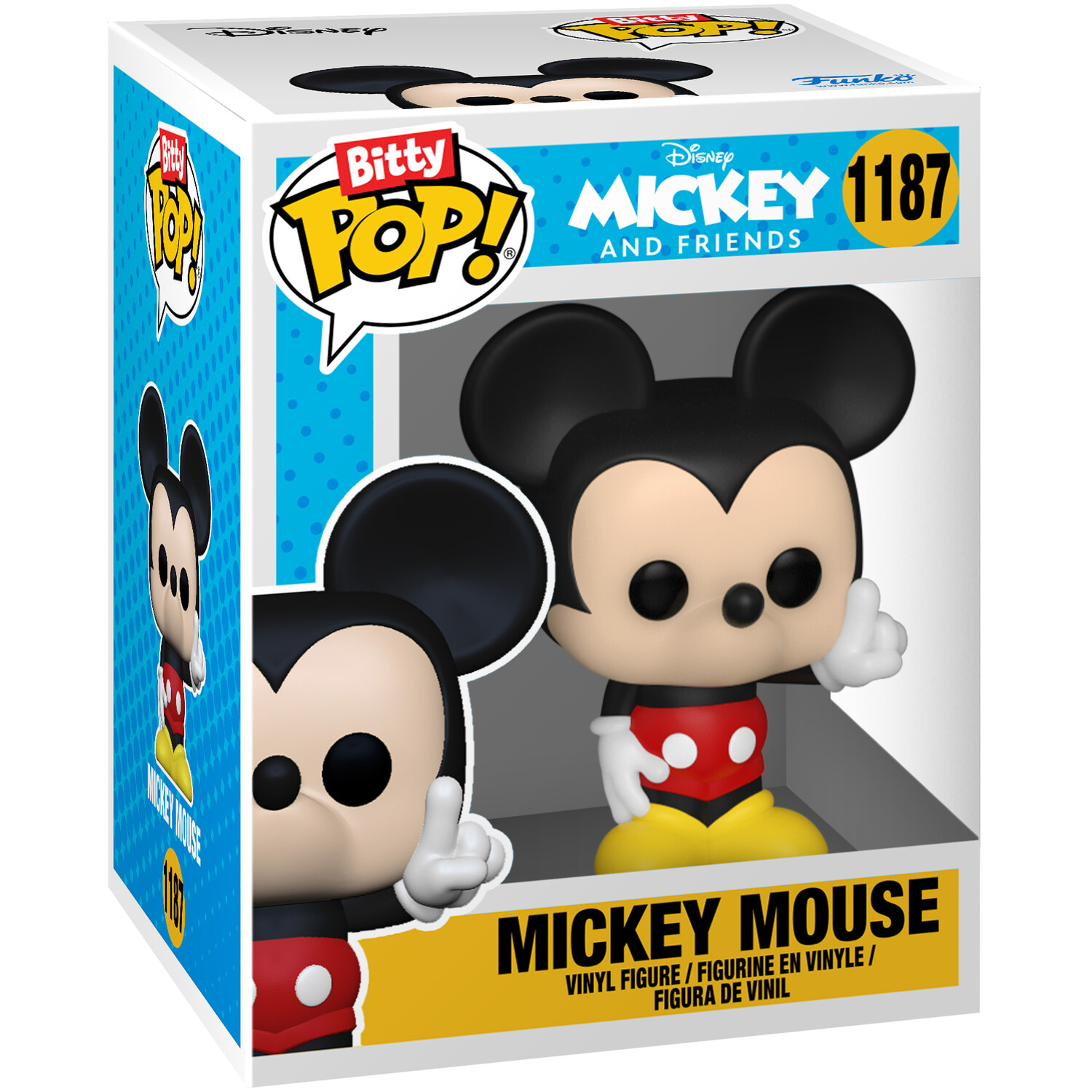 Single Disney Classics Bitty Pop Blue 4 Pack in Assorted styles Image 1