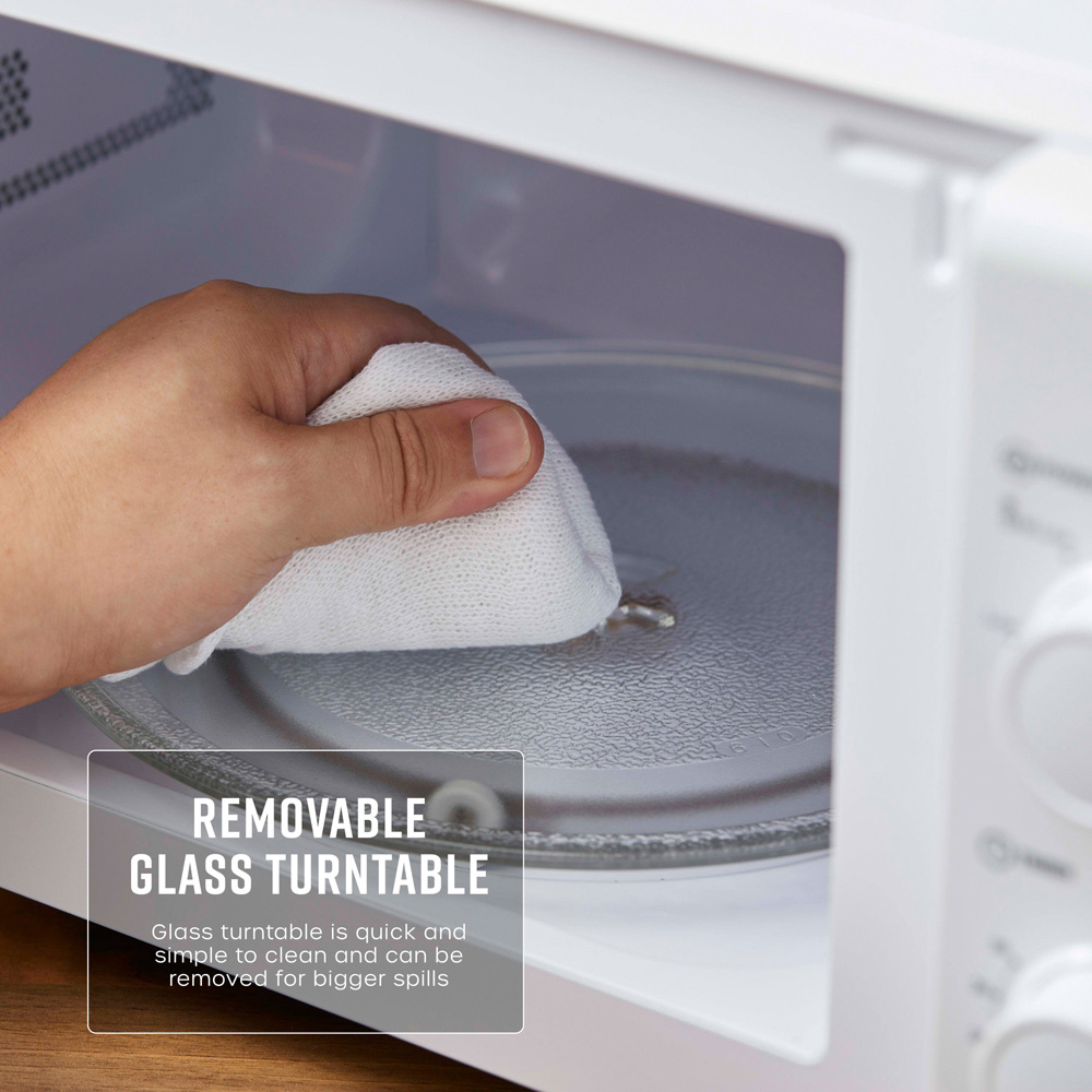 Swan SM4420WHT White Manual Microwave 20L 700W Image 7