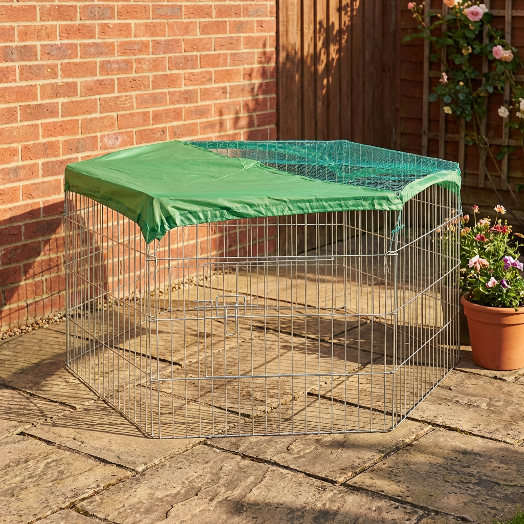 Small Animal Pen with Net 60cm Image 3