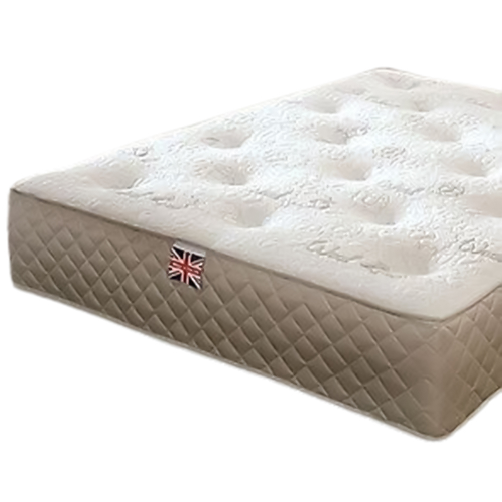 Comfy Living Single Memory Foam with Wool Pocket Sprung Mattress Image 1