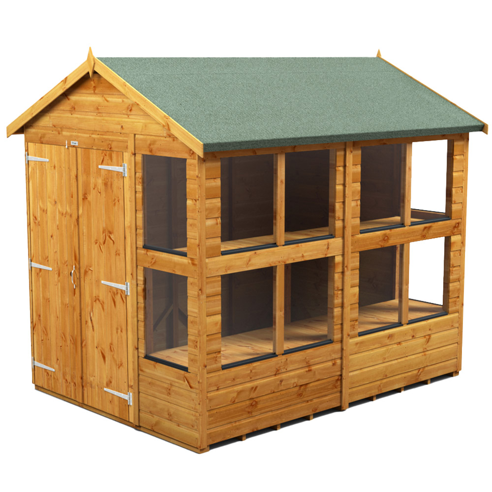 Power Sheds 8 x 6ft Double Door Apex Potting Shed Image 1