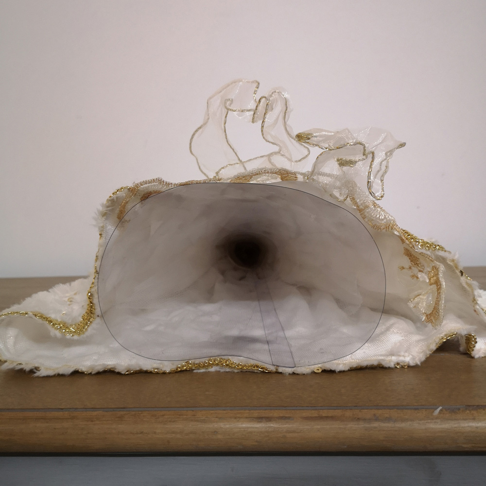 Premier Deluxe Gold and White Angel Christmas Tree Topper 40cm Image 5