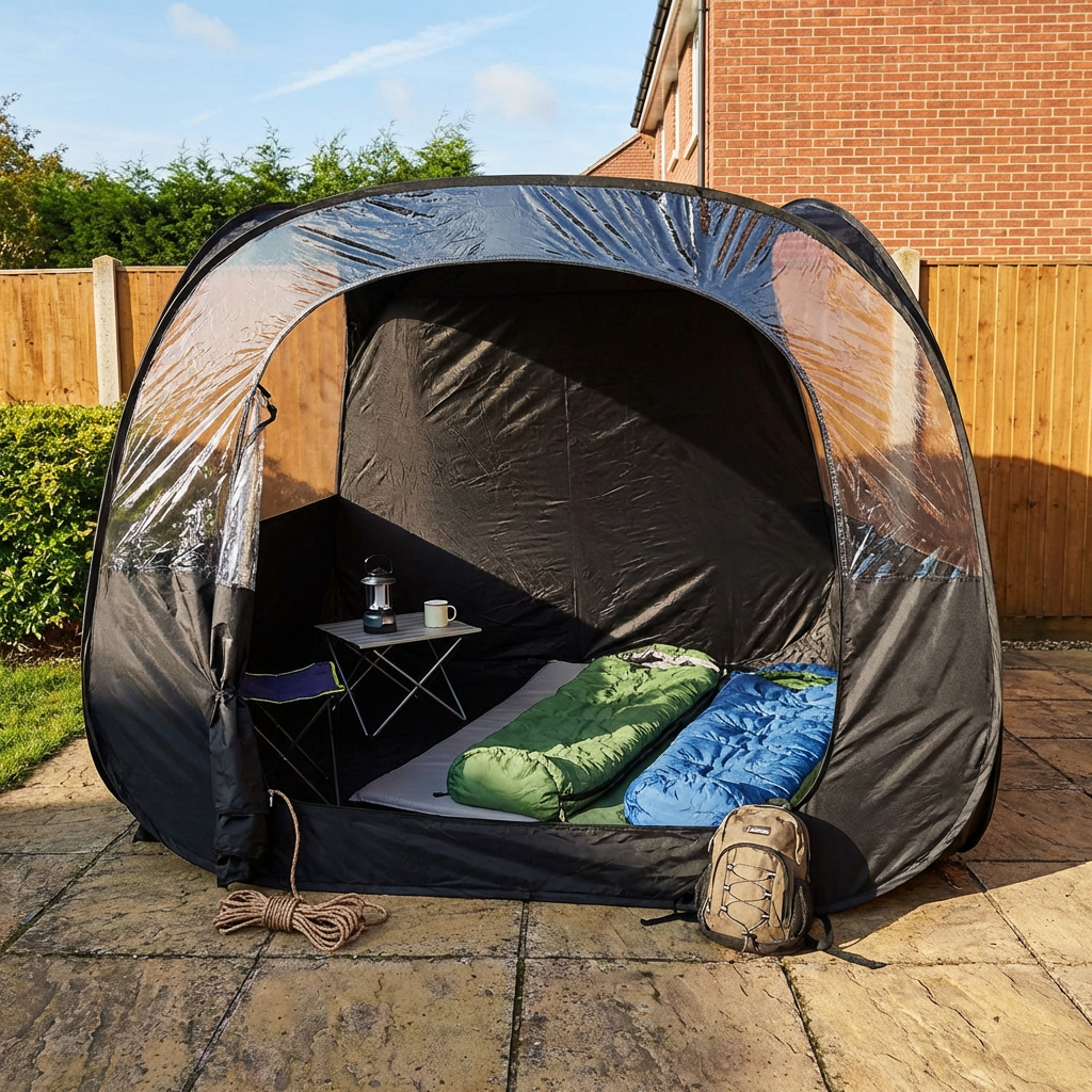 Active Sport 2 Person Black Pop Up Tent Image 2