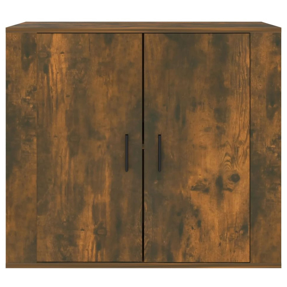 vidaXL 2 Door Smoked Oak Small Sideboard Image 3