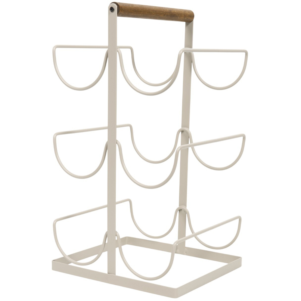 Stockholm Wine Rack with Wooden Handle Image 7