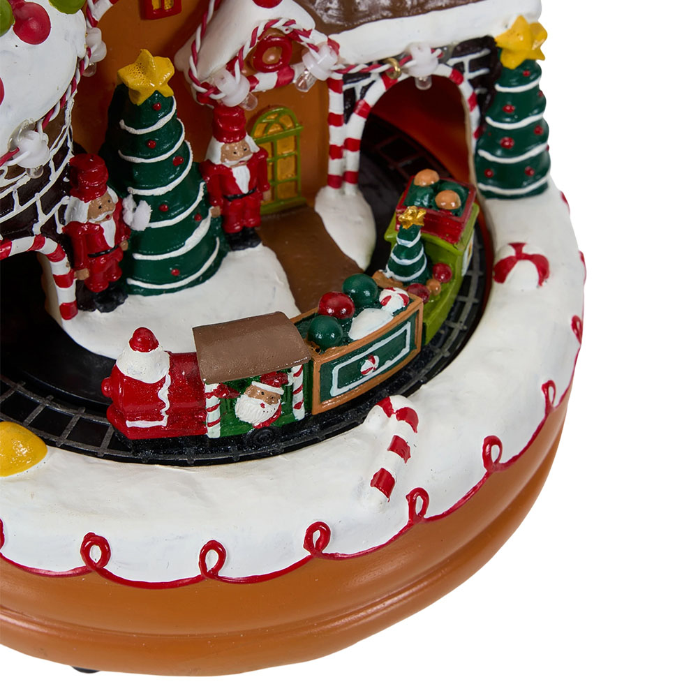 Living and Home Christmas Castle LED Music Box Image 6