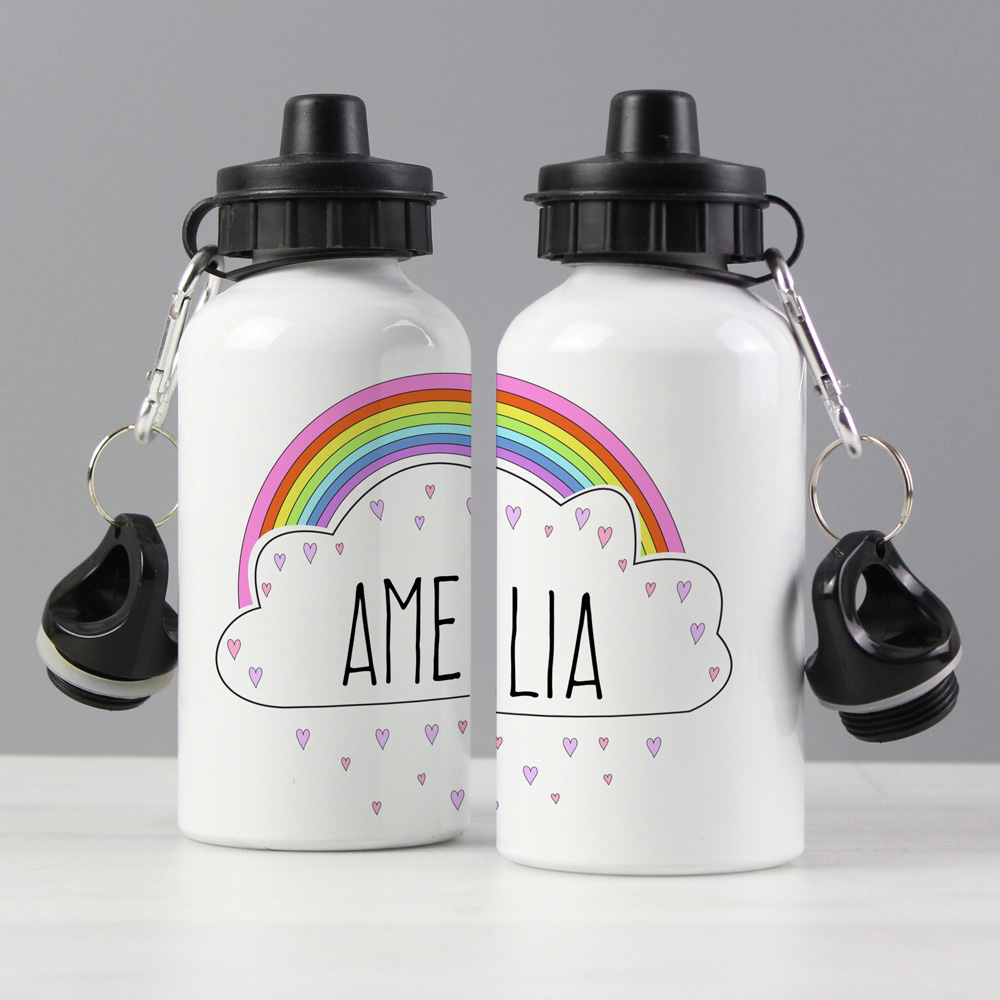 Personalised Memento Rainbow Drinks Bottle 400ml Image 3