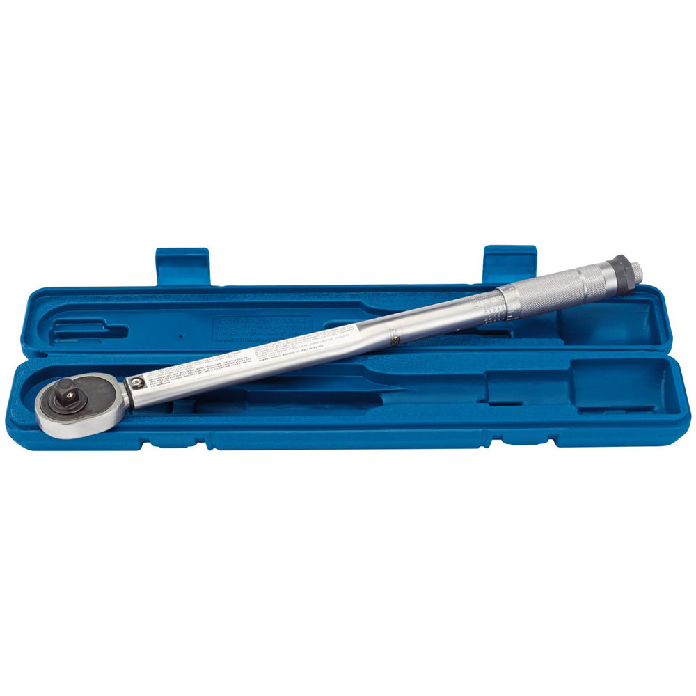 Draper 1/2 inch Square Drive Ratchet Torque Wrench Image 1