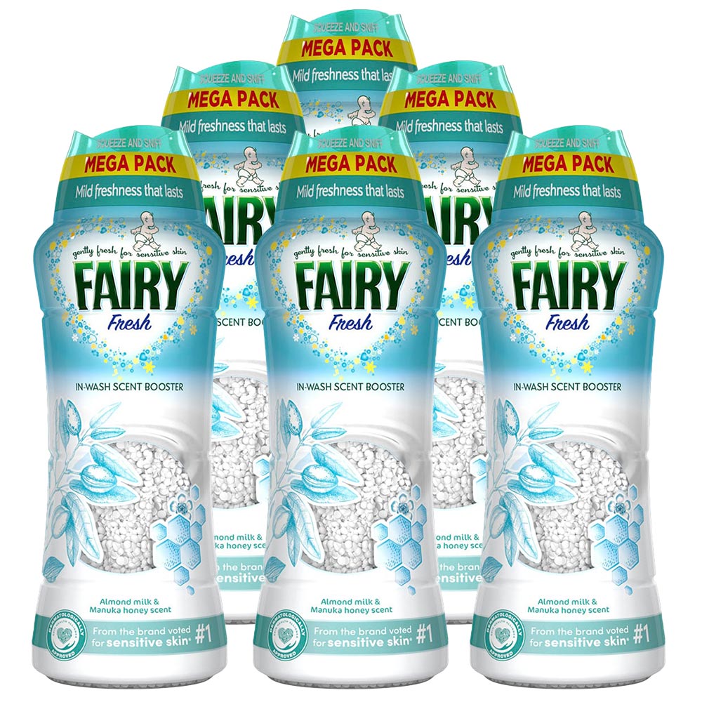 Fairy In Wash Fresh Scent Booster Case of 6 x 570g Wilko
