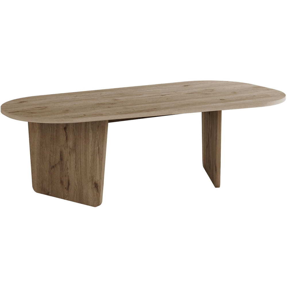Decortie Ovalis Natural Oak Coffee Table Image 2