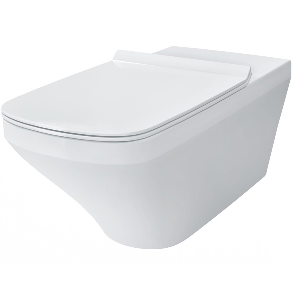 Duravit DuraStyle White Toilet Seat and Cover 375 x 489mm Image 4