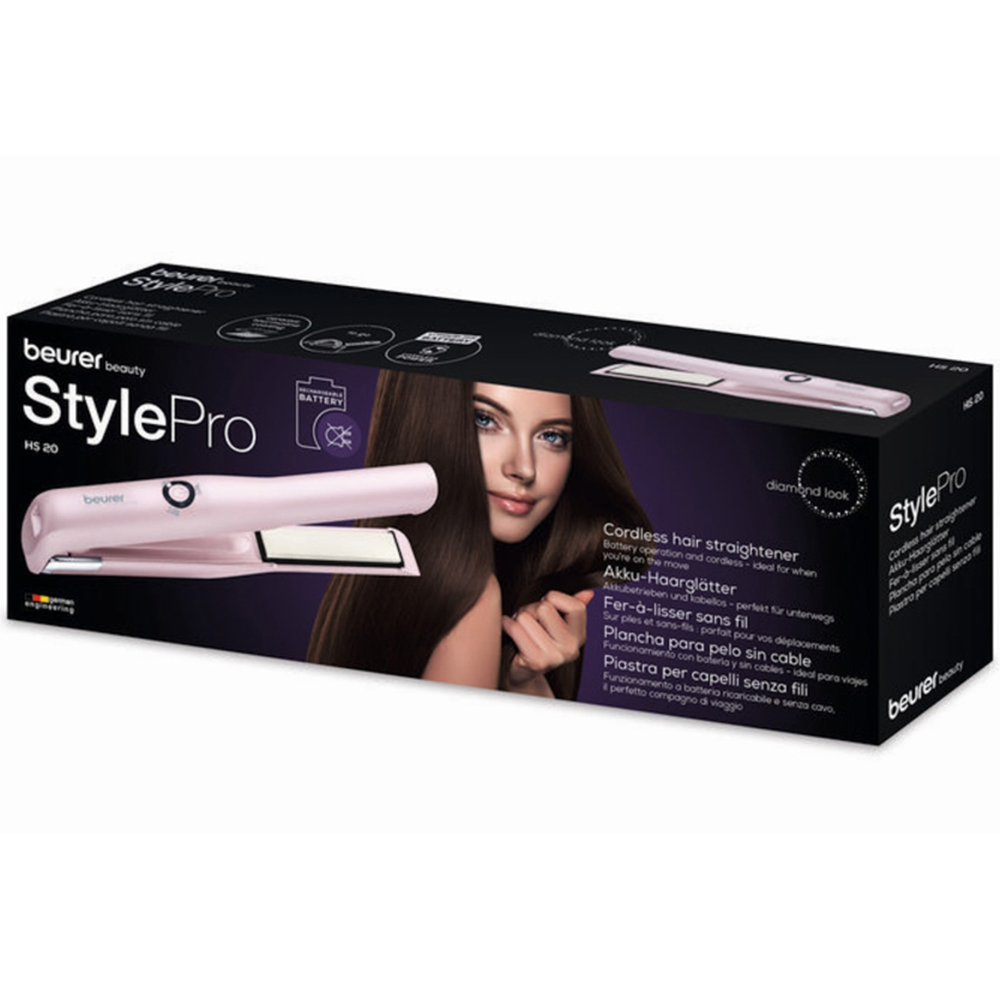Beurer StylePro Cordless Mini Hair Straightener 25W Image 2