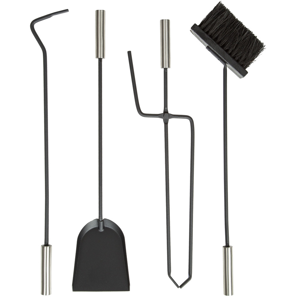 tectake 5 Piece Log Burner Accessories Set Image 1
