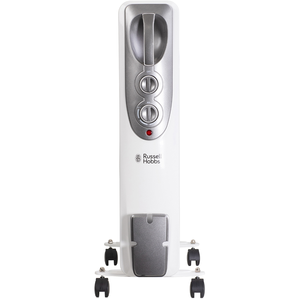 Russell Hobbs White 11-Fin Oil Filled Radiator 2500W Image 2