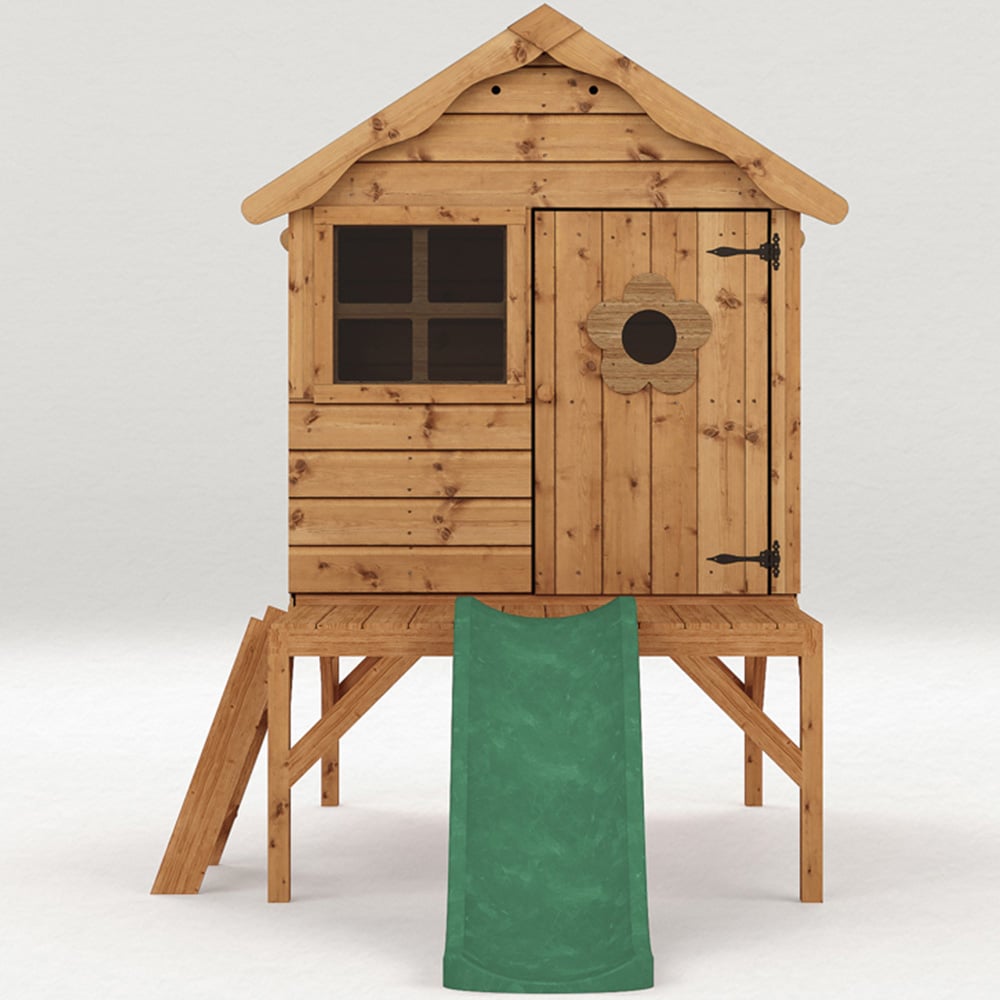 Mercia Snug Playhouse Tower and Slide Image 4