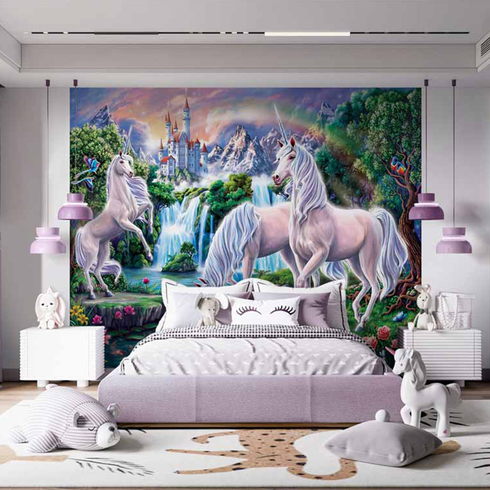 Walltastic Unicorn Paradise Wall Mural Image 1