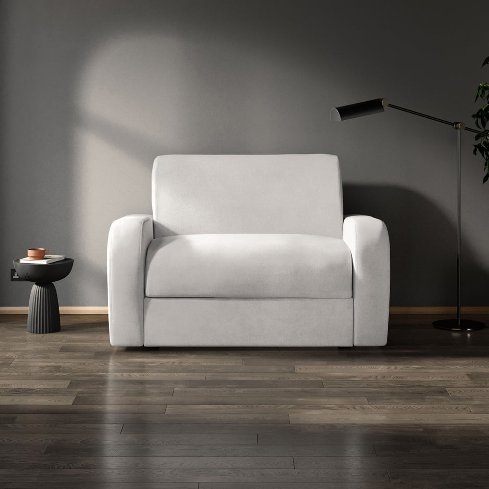 Jay-Be Deco Brushed Twill Linen Snuggler Sofa Bed with e-Sprung Mattress Image 6