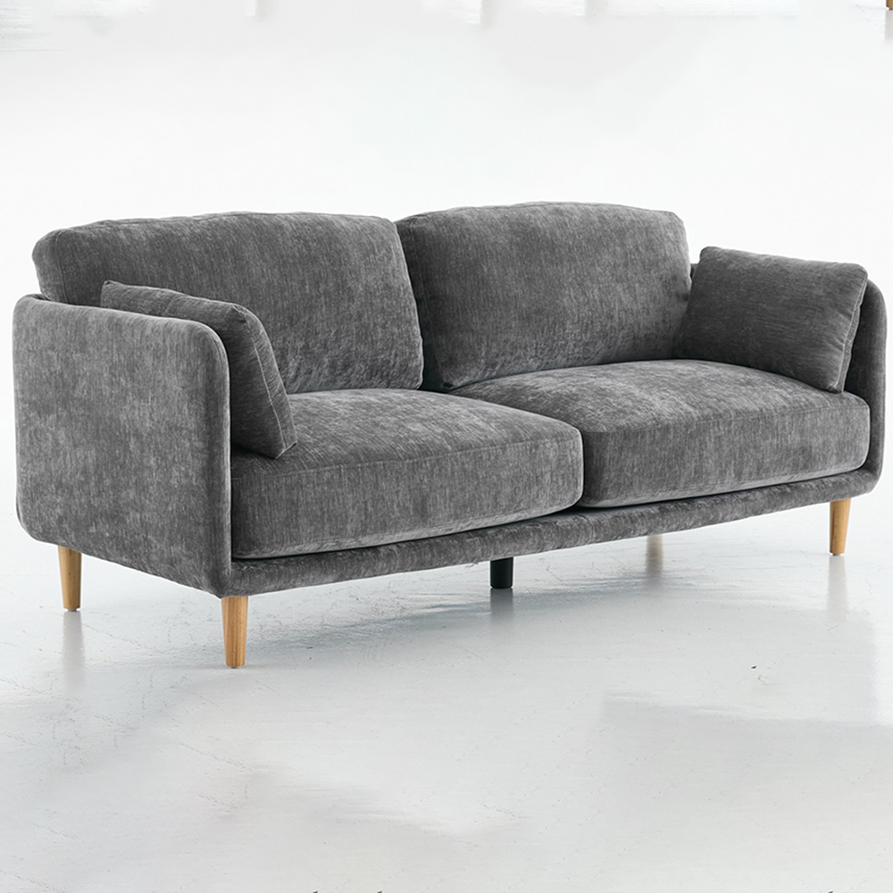 Furniture One 3 Seater Luxury Mid Century Sofa Image 2
