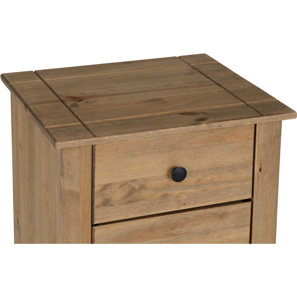 Seconique Panama 5 Drawer Natural Wax Chest of Drawers Image 5