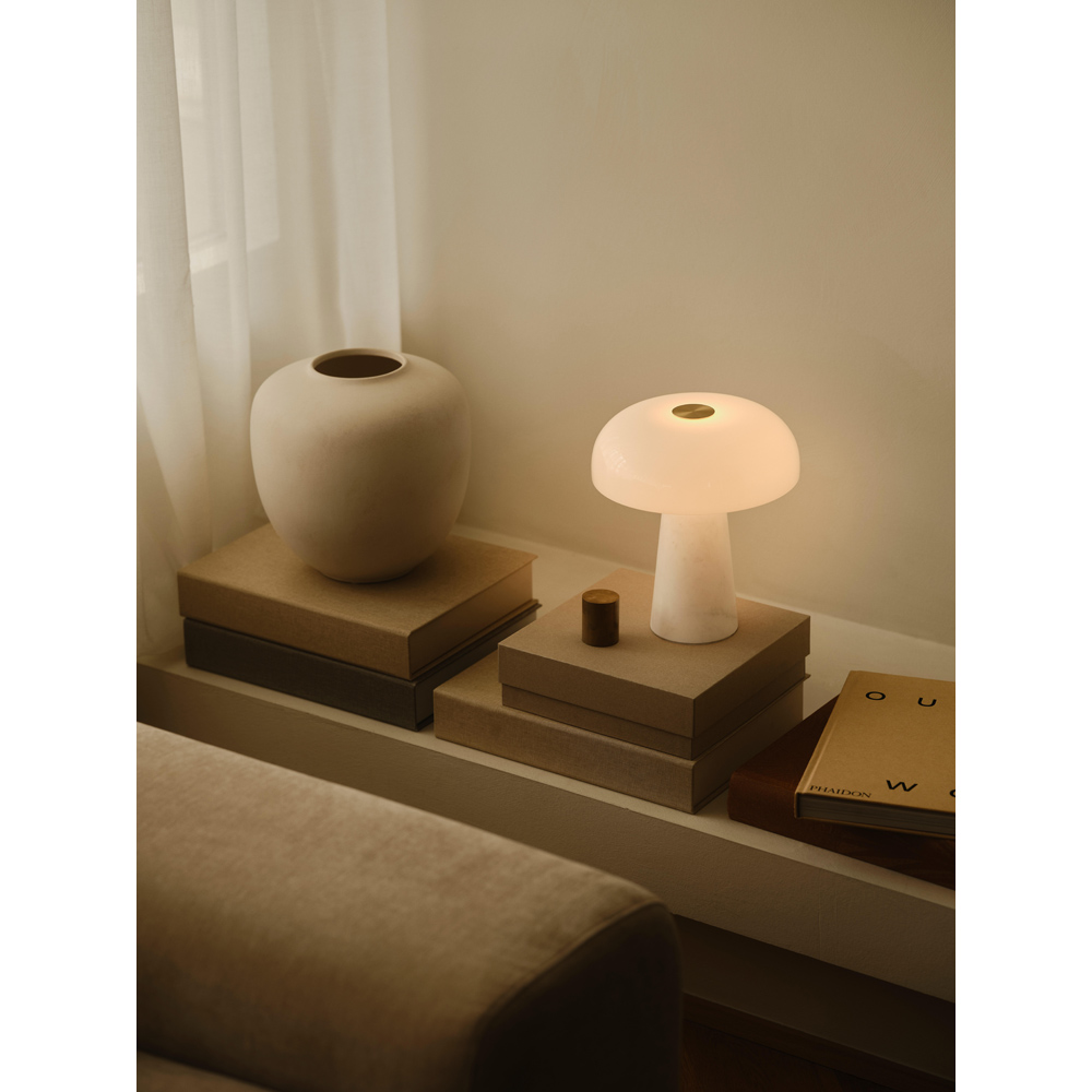 Nordlux Glossy Mini White Table Lamp Image 9