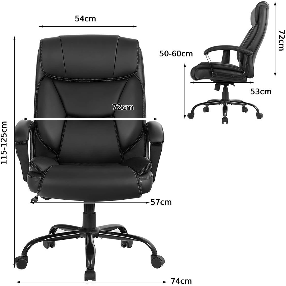 Costway Black 6 Point Office Massage Chair Image 9