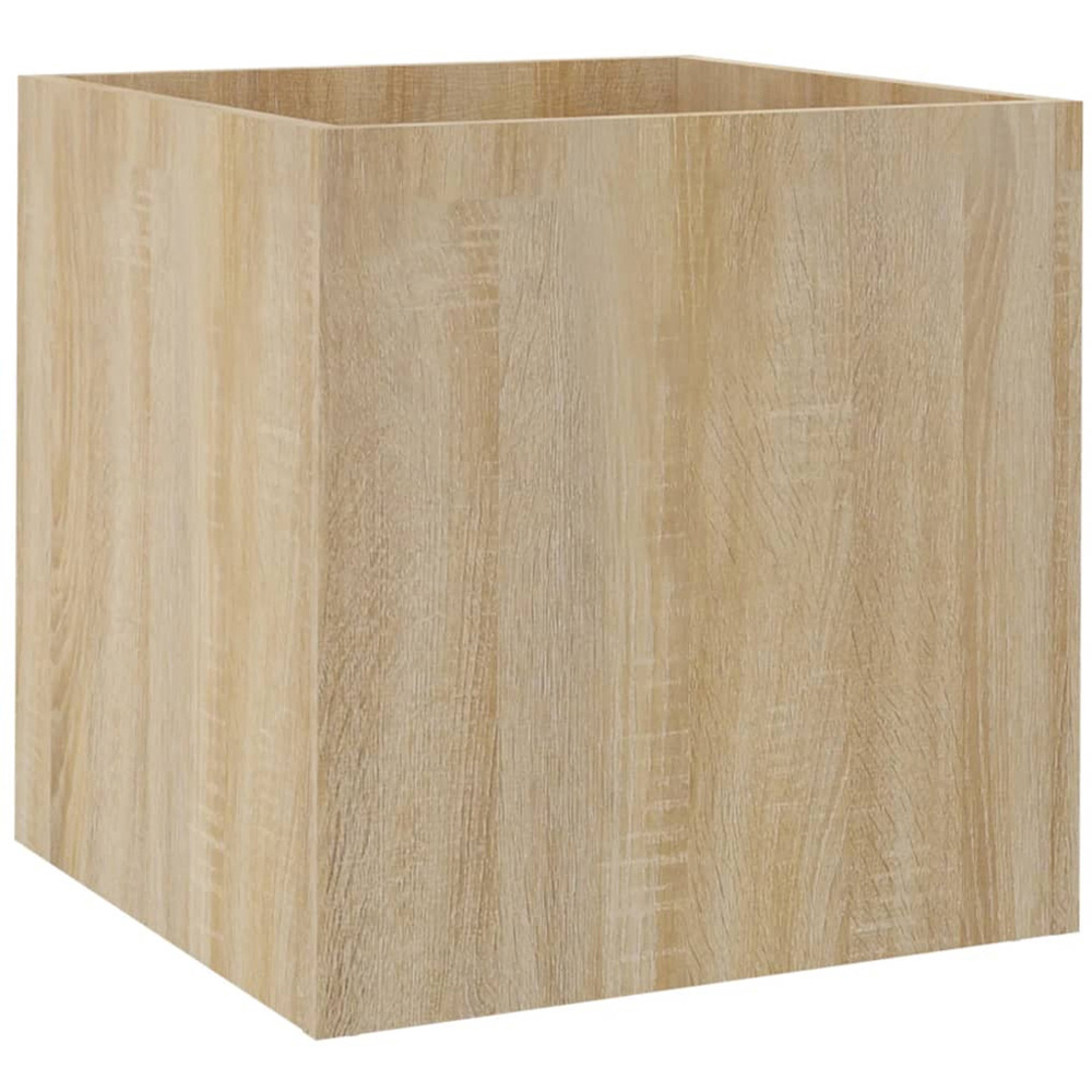 vidaXL Sonoma Oak Garden Planter 40 x 40 x 40cm Image 1